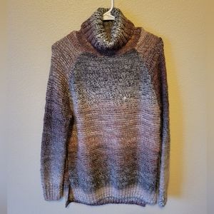 Prana Women's Multi Autum Rein Turtleneck Tunic Sweater Size M